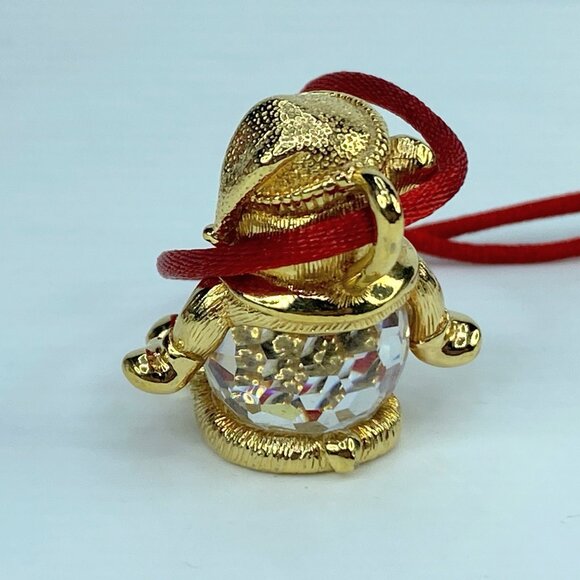 Swarovski Christmas Bear Pendant Chain Limited Edition Savvy in box S163 - Picture 4 of 7
